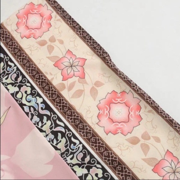 Gypsy Bohemian Kimono Duster In Mauve Pelican - Picture 9 of 11